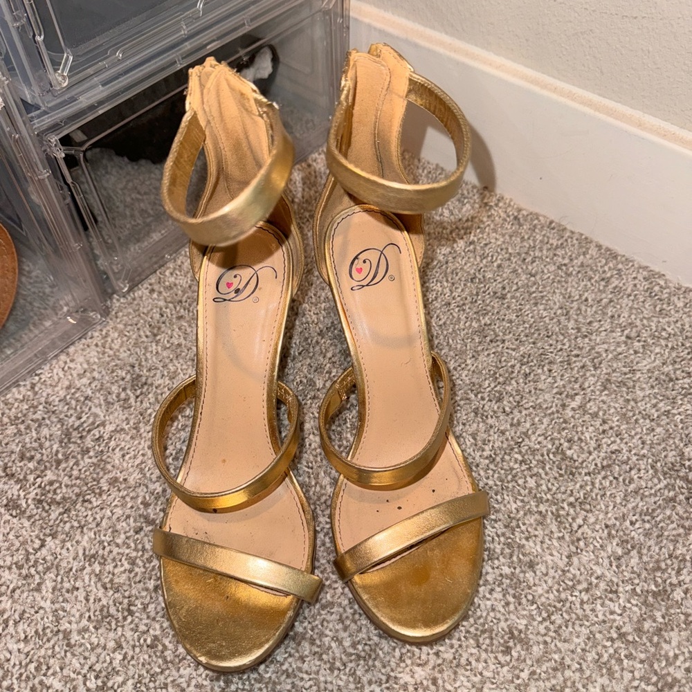 Gold Heels